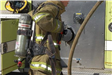 Firefighter Wearing Equipment