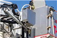Firefighter Operating a Ladder Vehicle