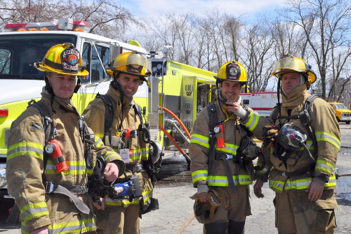 Crew of Four Trainees Under Bryan Taking a Group Picture